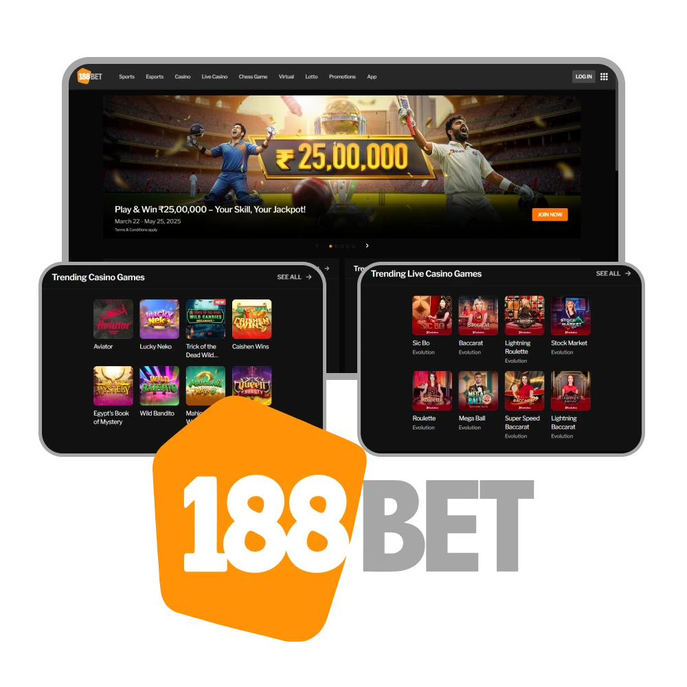 Ứng dụng 188Bet trên thiết bị di động